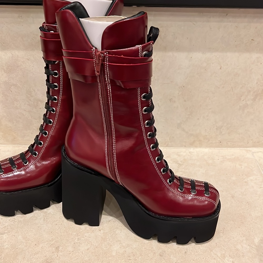 Jeffrey Campbell Viking Platform Lace-Up Boot - Picture 4 of 10